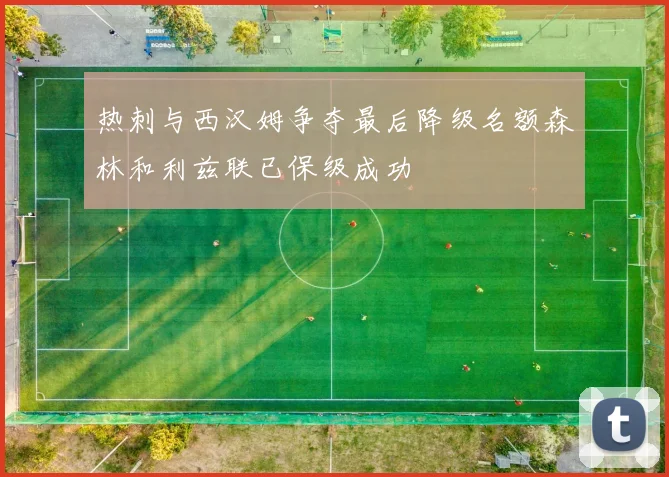 热刺与西汉姆争夺最后降级名额森林和利兹联已保级成功